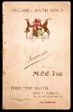 Scarce Souvenir of M.C.C. Visit to South Africa and First Test Match, Lord'