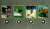 ''The Masters of Golf'' signed golf balls display, comprising golf balls si