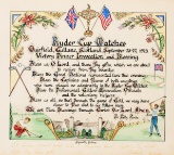A 1973 Ryder Cup illuminated victory dinner invocation & blessing presented