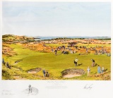 Bill Waugh (contemporary) GARY PLAYER CONQUERS MUIRFIELD limited edition pr