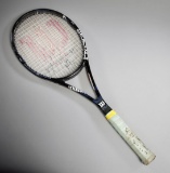 Signed Steffi Graf racquet used in the 1999 French Open semi-final match v