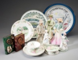 Decorative tennis-themed chinaware, Royal Doulton Figurine (lacking racquet