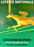 Paul Colin (French, 1892-1985) LOTERIE NATIONALE: GRAND PRIX DE PARIS 1966