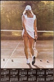 An original 1980 ''Tennis Girl'' poster, the iconic photograph by Martin El