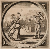 After Adriaen van de Venne (1589-1662) AMOR, UT PILA, VICES EXIGIT [LOVE, L