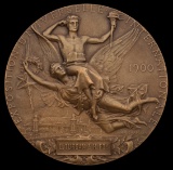 1900 Paris Exposition Universelle Internationale medal, designed by Chaplai
