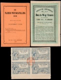 1900 Paris Exposition Universelle ephemera, including a sheer of four entra