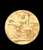 Athens 1906 Intercalated Olympic Games cased gilt-bronze version of the par