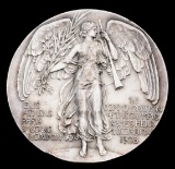 London 1908 Olympic Games silver version of the participant's medal, by Vau