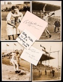 Paris 1924 Olympic Games original press photographs, eleven, all track & fi