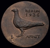 Berlin 1936 Olympic Games Opening Ceremony participation medal, cast bronze