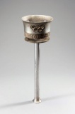 London 1948 Olympic Games bearer's torch, designed by Ralph Lavers, alumini