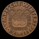 Innsbruck 1964 Winter Olympic Games participation medal, bronze, by Welz, I