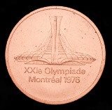 1976 Montreal Olympic Games participation medal, designed by G Huel & P Pel