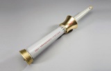 1980 Moscow Olympic Games bearer's torch, designed by Boris Tuchin, aluminu