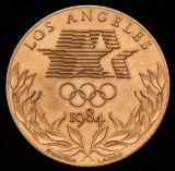 Los Angeles 1984 Olympic Games participation medal,  designed by Dugald Ste