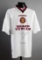 Eric Cantona signed Manchester United replica jersey, a white away 1996-97
