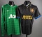 Manchester United replica jerseys signed by Eric Cantona & Peter Schmeichel