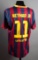 Neymar signed replica Barcelona jersey, with badging, shirt number and play
