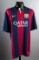 Lionel Messi signed Barcelona replica home jersey, signature in black marke