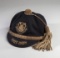 Dollar Academy rugby union representative cap 1927-28, the black cap named