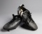 A pair of Kevin Keegan's football boots worn during his final season as a p