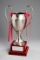A scale replica of the European Cup/Champions League trophy commemorating L