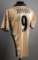 Francis Jeffers signed gold Arsenal No.9 jersey bench-worn when Arsenal cli