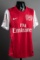Jack Wilshere red & white Arsenal No.19 jersey match-worn in the 2011 Emira