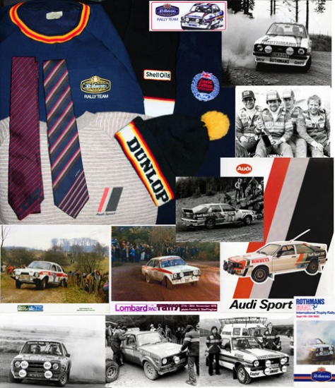 Audi Sport and Ford International Rallying memorabilia, a large collection