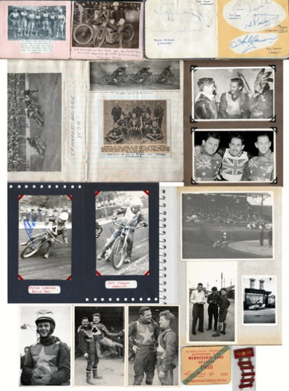 Stamford Bridge and Wimbledon speedway memorabilia from 1929 to 1959, a sub