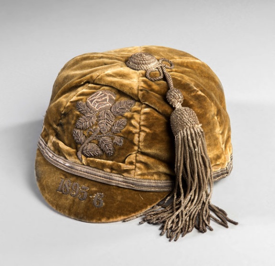 Yorkshire County Rugby Football Union representative cap 1895-96 awarded to