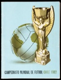 1962 World Cup tournament programme, CAMPEONATO MUNDIAL DE FUTBOL CHILE 196