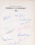 Official Football Association 1966 World Cup Report fully signed by Alf Ram