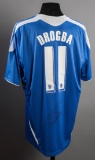 Didier Drogba signed replica Chelsea jersey from the 2011-12 Champions Leag