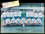 Fully-signed Tottenham Hotspur 1971 Football League Cup Finalists poster, s