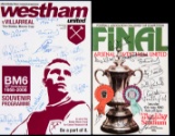 Autographed West Ham United 1980 F.A. Cup Final programme, superbly signed