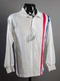 Pele signed 'Escape To Victory'' jersey, signed in black marker pen; sold t
