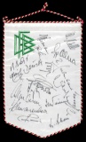 DFB pennant signed by the West Germany squad who played England in the 1972