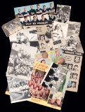 A 1950s schoolboy's collection of football autographs, mostly signed over m