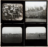 A good collection of 22 football magic lantern slides, many relating to She