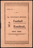 Tottenham Hotspur club handbook season 1919-20, the first issue after the F