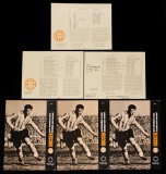 A full set of three England FA XI programmes from the Expo '67 soccer tourn