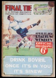 F.A. Cup Final programme Birmingham v West Bromwich Albion 25th April 1931,