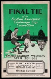 F.A. Cup Final programme Everton v Manchester City 29th April 1933, staples