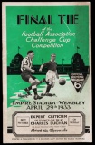 F.A. Cup Final programme Everton v Manchester City 29th April 1933