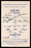 Fully-signed Chelsea v Charlton Football League (South) War Cup Final progr