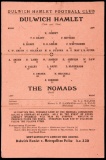 31 Dulwich Hamlet home programmes season 1944-45, including fixtures v The