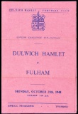 A collection of 90 Dulwich Hamlet home programmes dating between seasons 19