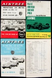 Four Aintree motor racing programmes, including a Stirling Moss signed 1960